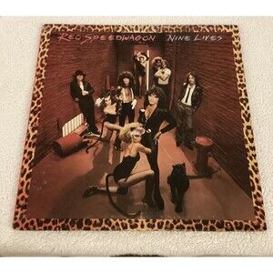 REO Speedwagon Nine Lives FE 35988 LP Vinyl Record Album Epic Records 1979